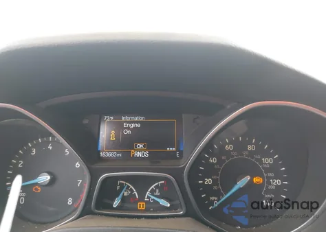 2016 Ford Focus Titanium из США, поврежденный, VIN 1FADP3J23GL228684